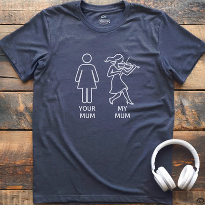 My Mum Violin T-Shirt