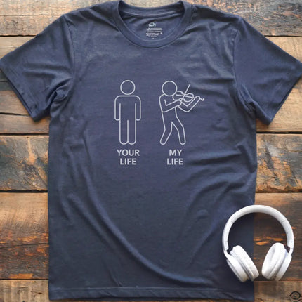 My Life Violin M T-Shirt