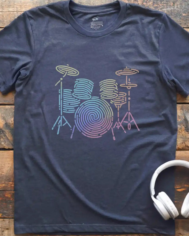Neon Drums T-Shirt