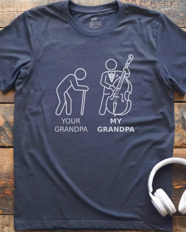 Grandpa Double Bass T-Shirt