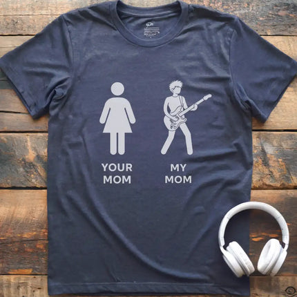 Mom Guitar Short Hair T-Shirt