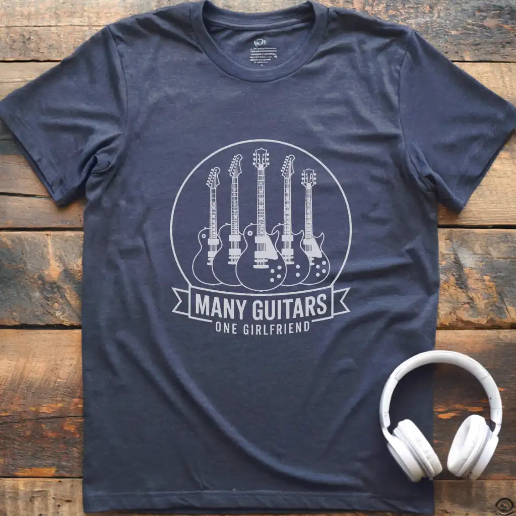 Many Guitars Girlfriend T-Shirt