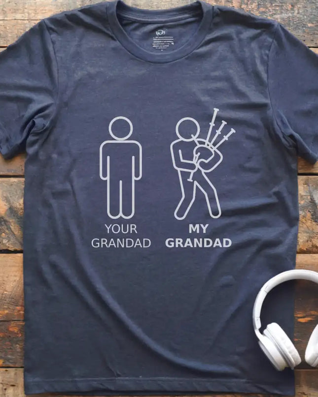 KIDS Grandad Bagpipes T-Shirt