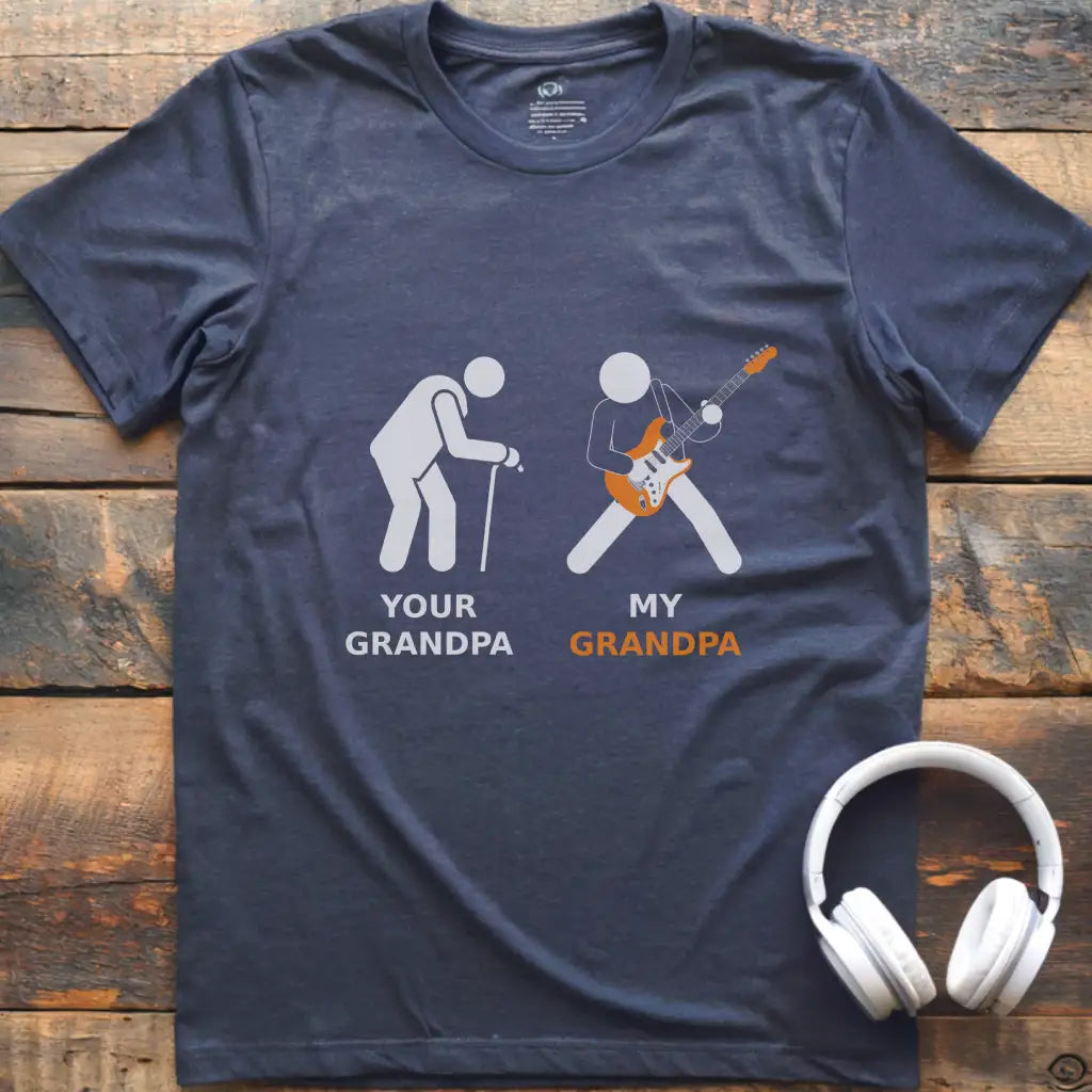 KIDS Grandpa Electric Guitar T-Shirt