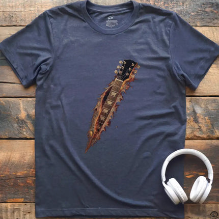 Guitar Fire Torn T-Shirt