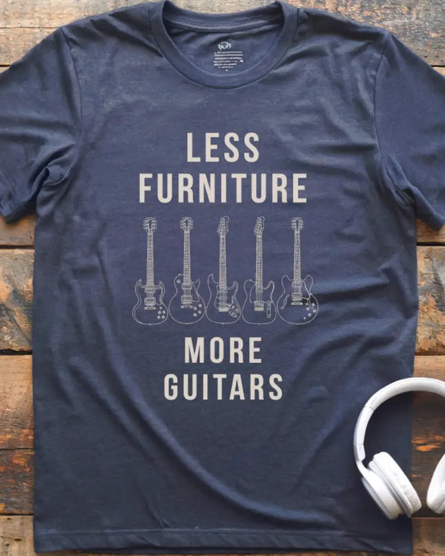 Less Furniture Guitars T-Shirt