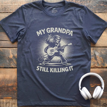 Grandpa Still Guitar T-Shirt
