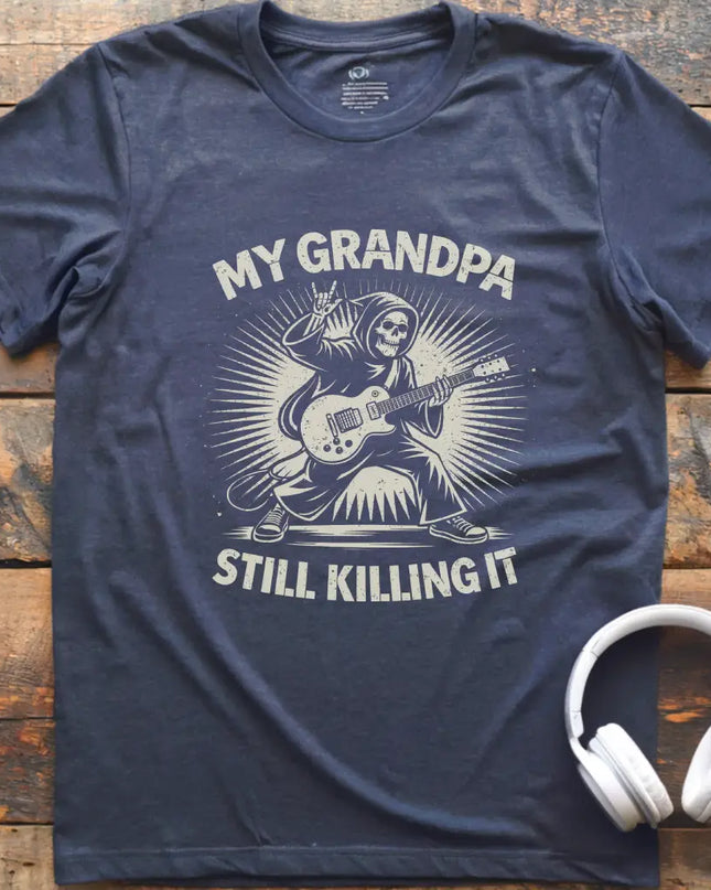 Grandpa Still Guitar T-Shirt
