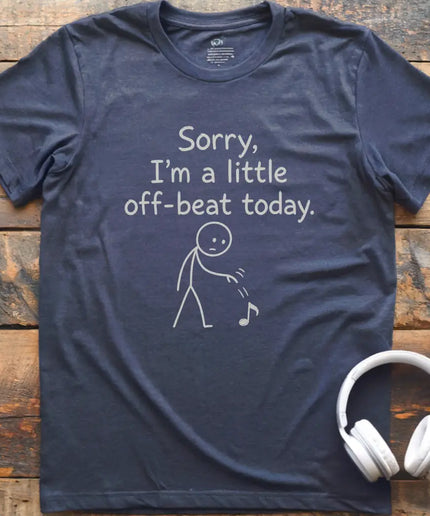 Sorry Off Beat Note T-Shirt