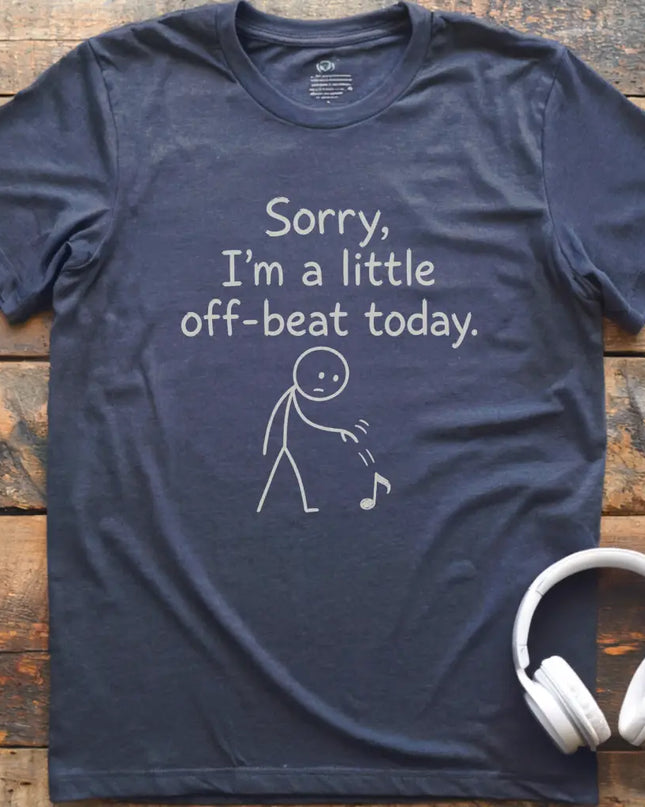 Sorry Off Beat Note T-Shirt