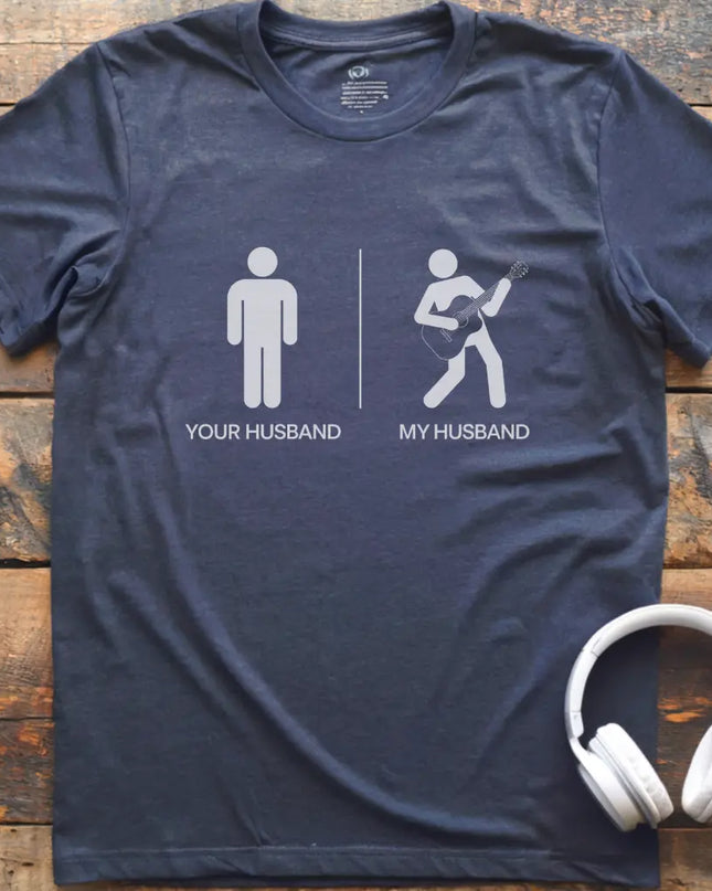 My Husband Guitar T-shirt