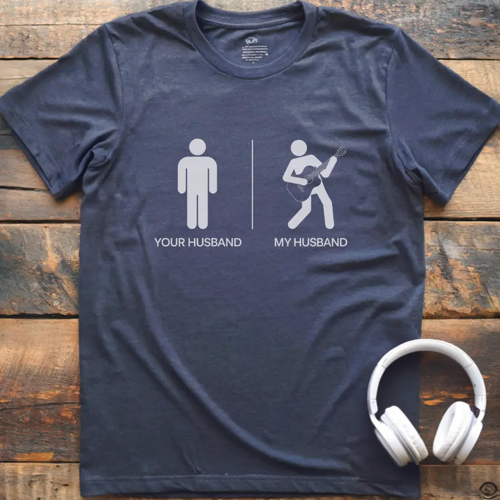 My Husband Guitar T-shirt