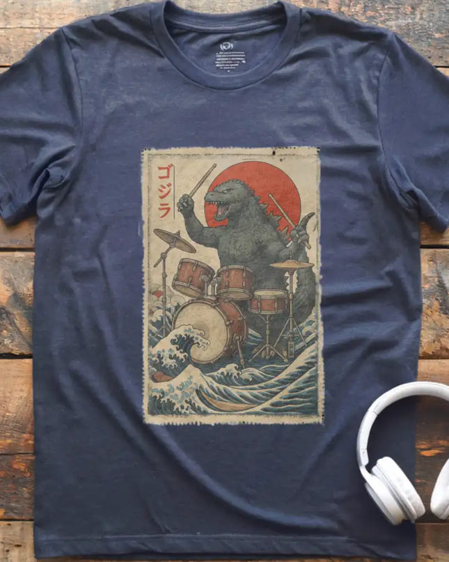 Godzilla Drums T-Shirt