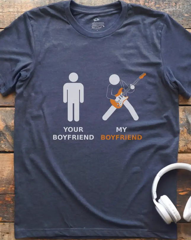 Boyfriend Electric Guitar T-Shirt
