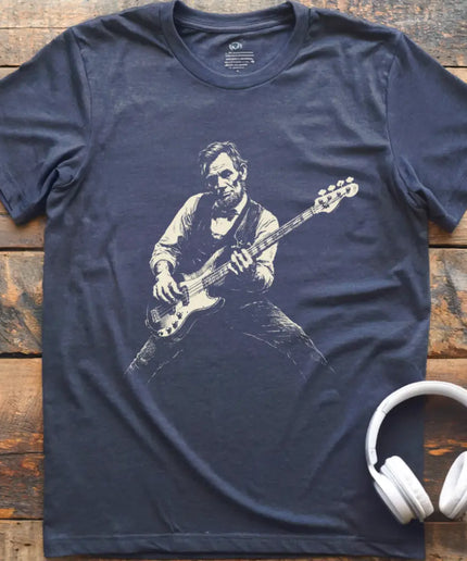 Lincoln Bass Guitar T-Shirt