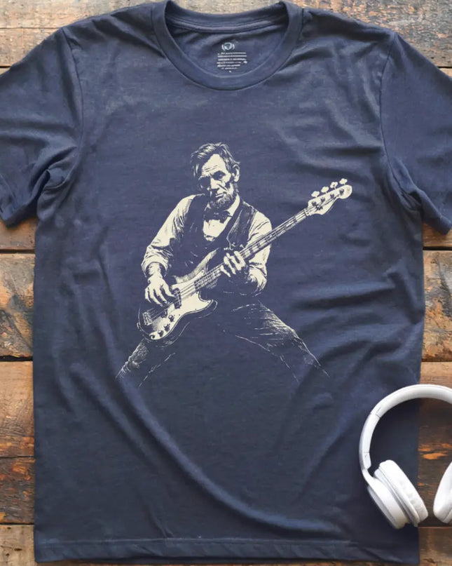 Lincoln Bass Guitar T-Shirt