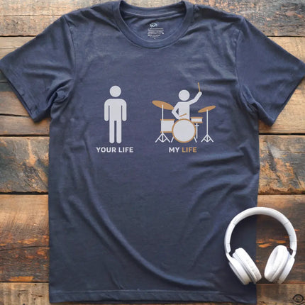 Life Drum Male T-shirt