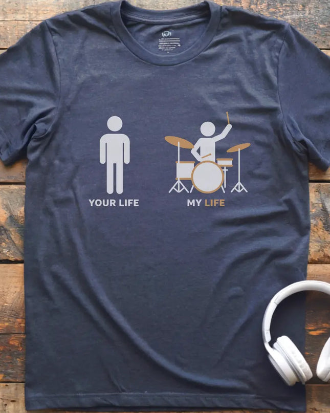 Life Drum Male T-shirt