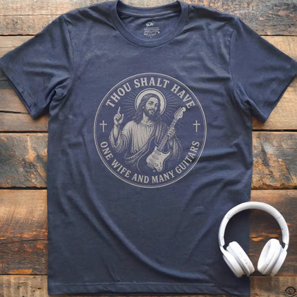 Thou Shalt Many Guitars Wife T-Shirt