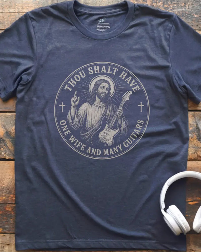 Thou Shalt Many Guitars Wife T-Shirt