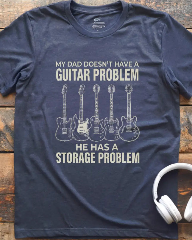 KIDS Guitar Problem Dad T-Shirt