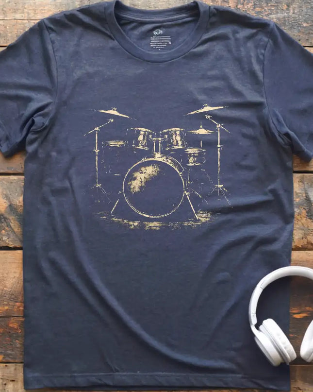 Drum Kit Gritty T-Shirt