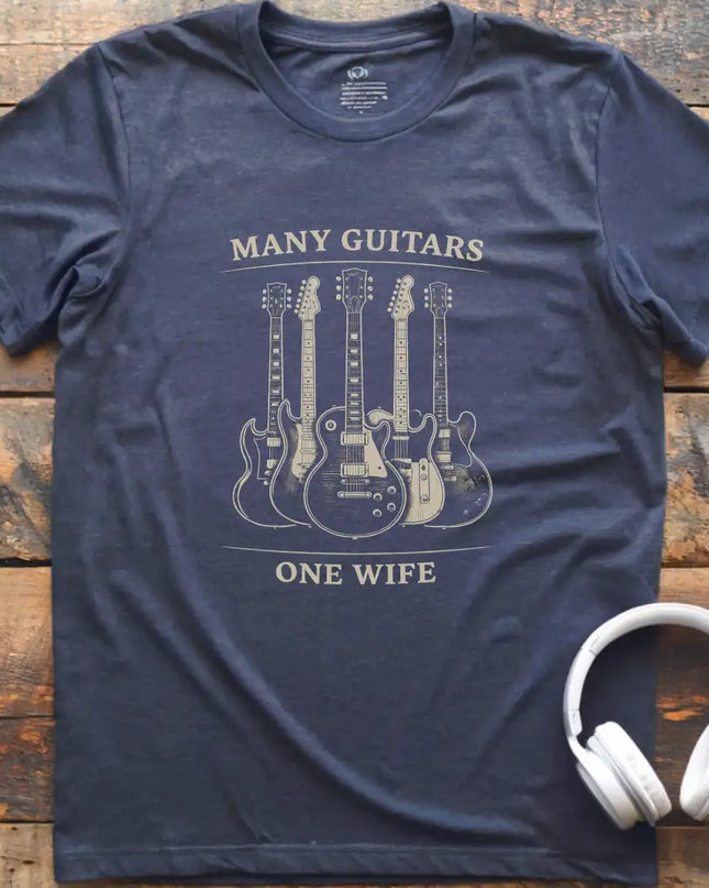 Many Guitars Vintage T-Shirt