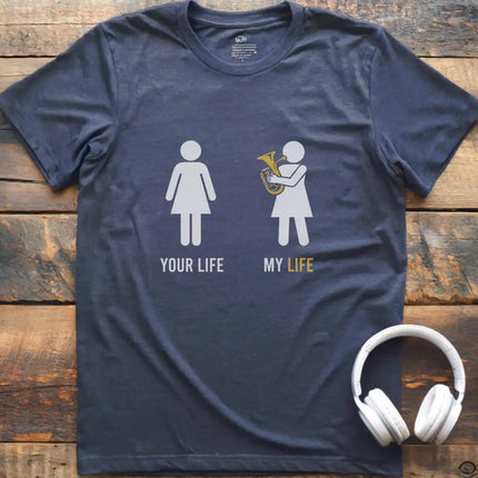 Life Female Tenor Horn T-Shirt