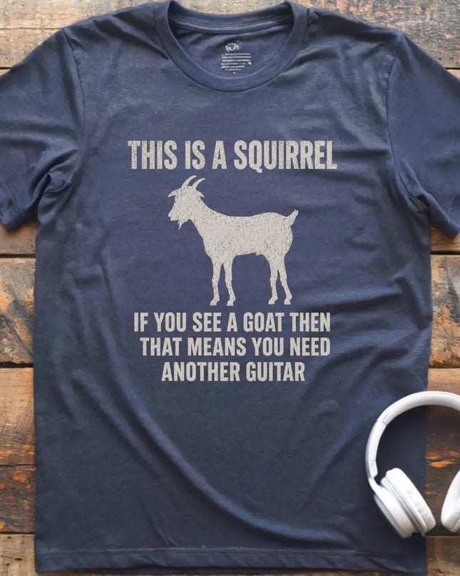 Squirrel Guitar T-Shirt