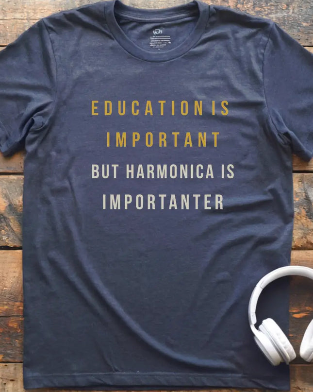 Education Is Harmonica T-Shirt