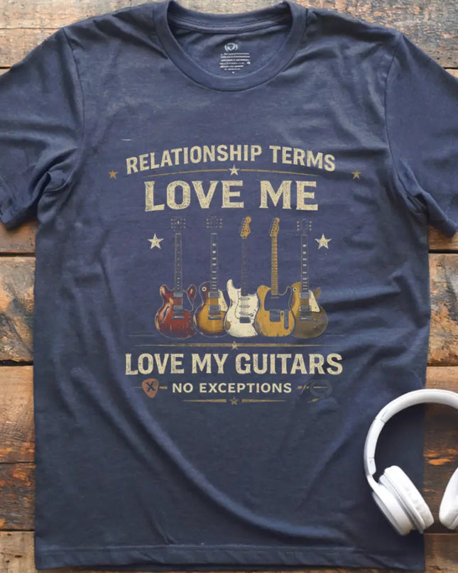 Relationship Terms Guitar T-Shirt