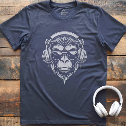 Monkey Headphones T-Shirt