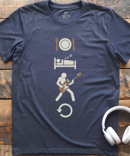 Eat Sleep Bass Repeat T-Shirt