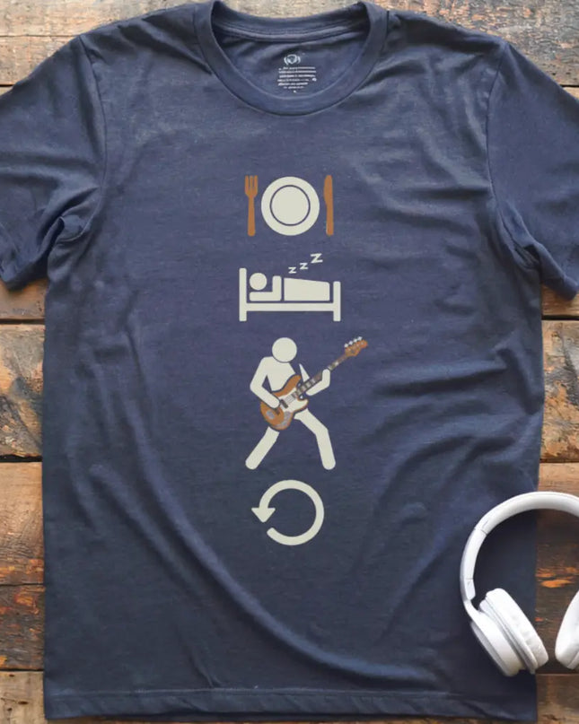 Eat Sleep Bass Repeat T-Shirt