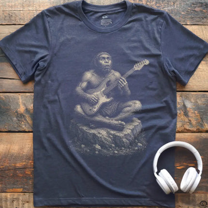 Caveman Guitar T-Shirt
