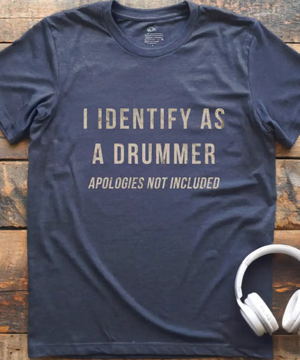 Identify As Drummer T-Shirt
