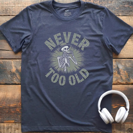 Never Too Old Harmonica T-Shirt