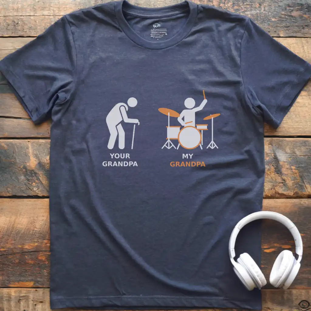 KIDS Grandpa Drum T-Shirt