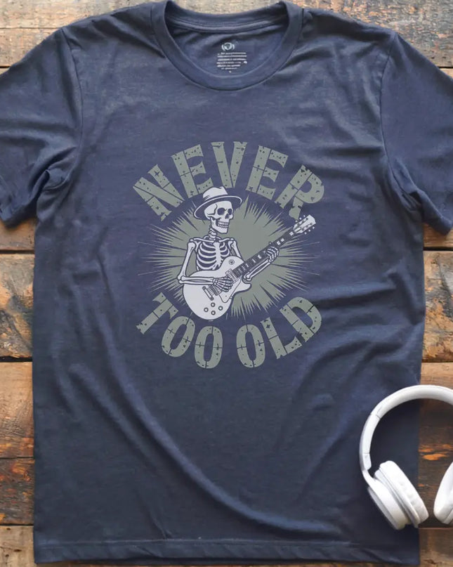 Never Too Old Les Paul T-Shirt