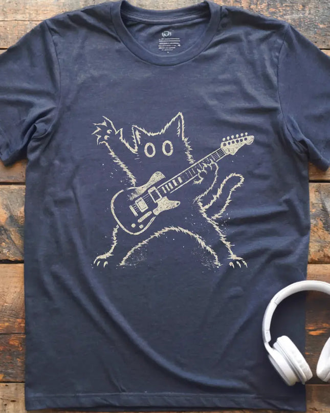 Rock Cat Guitar 2 T-Shirt