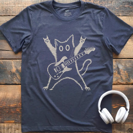 Rock Cat Guitar T-Shirt