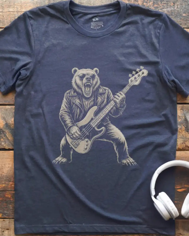 Bear Bass Guitar T-Shirt