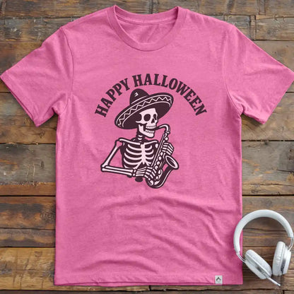 Skeleton Sax T- Shirt