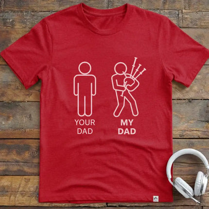 KIDS Dad Bagpipes T-Shirt