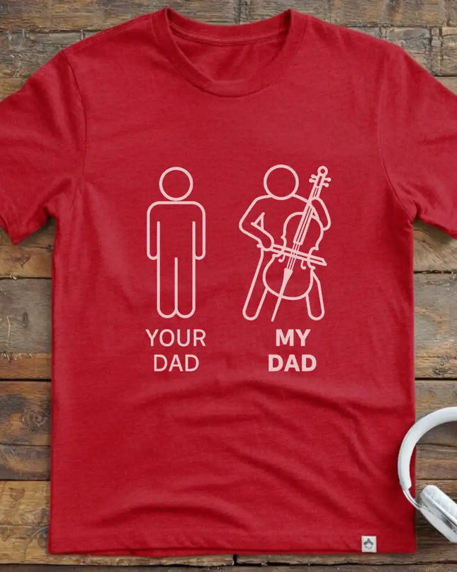 KIDS Dad Cello T-Shirt