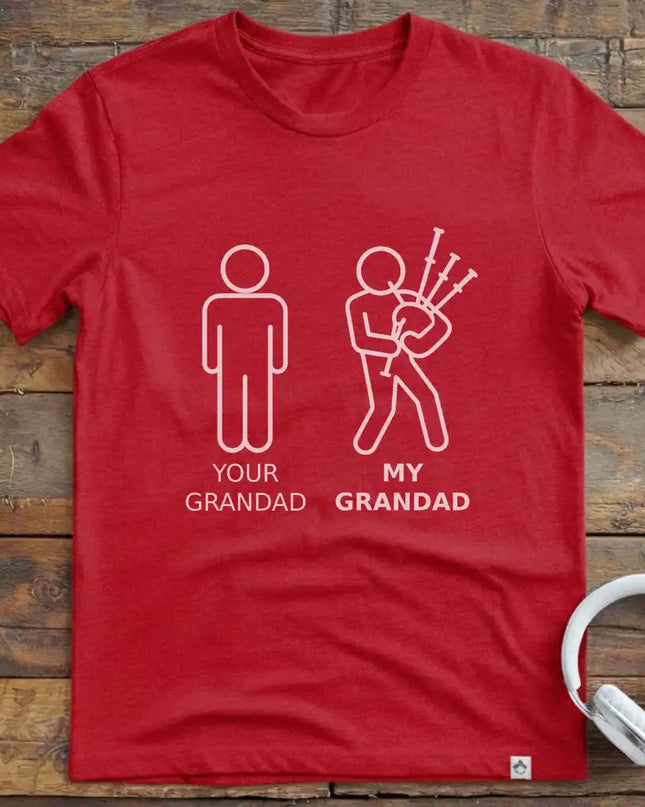 KIDS Grandad Bagpipes T-Shirt