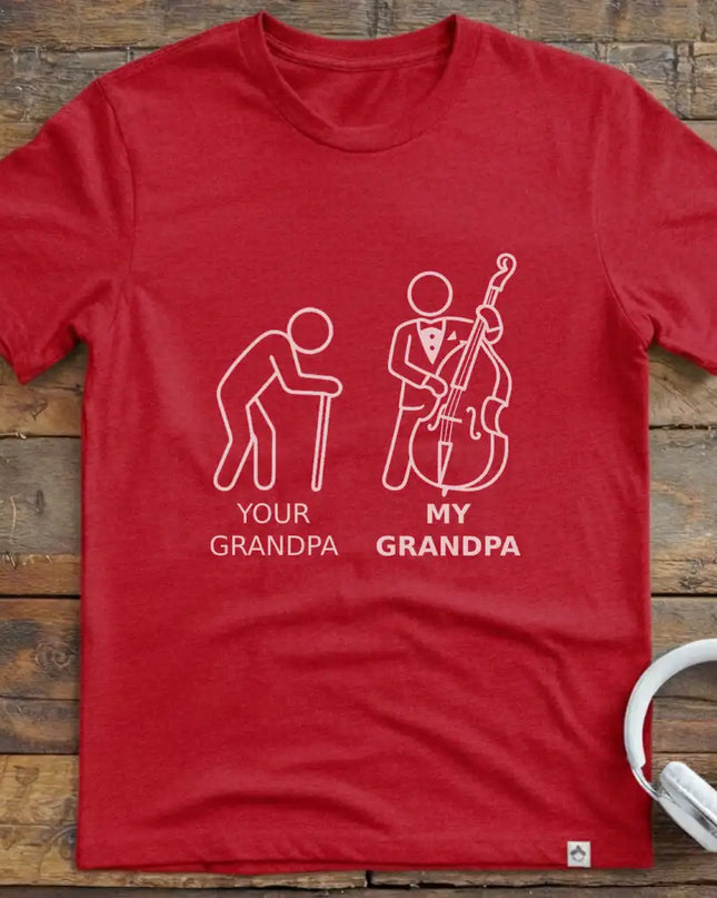 KIDS Grandpa Double Bass T-Shirt