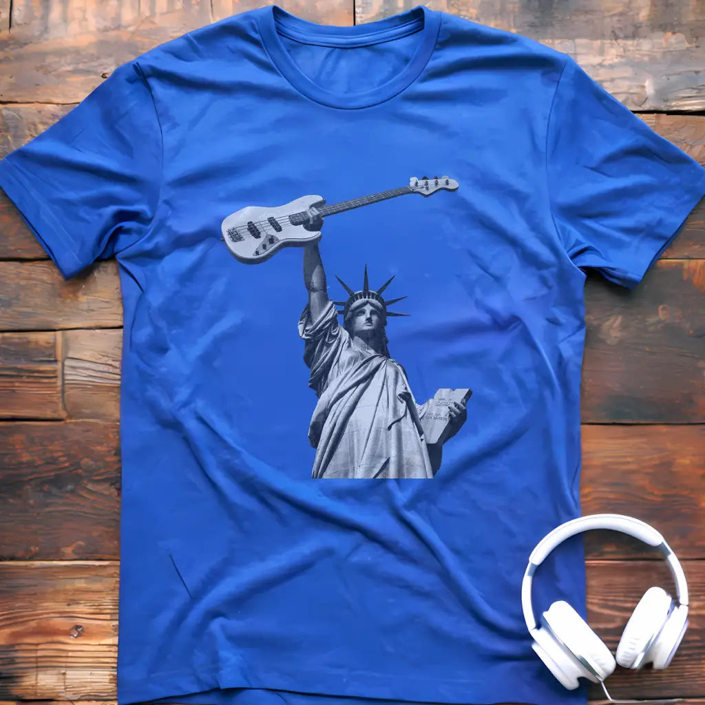 Statue Guitar T-Shirt