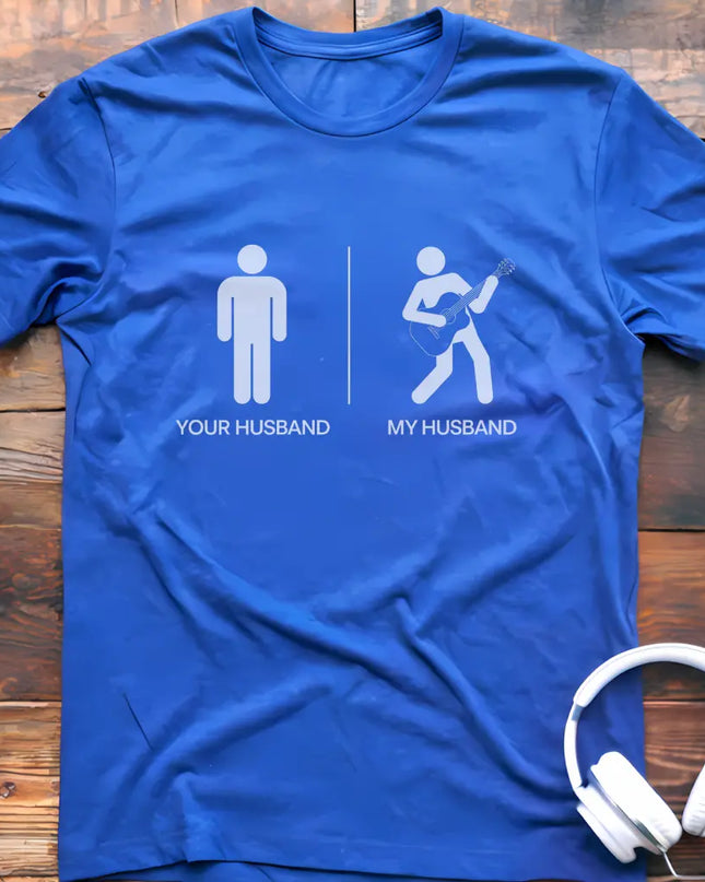 My Husband Guitar T-shirt