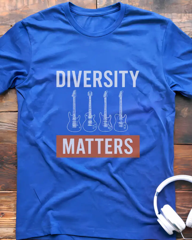 Diversity Matters Guitar T-Shirt